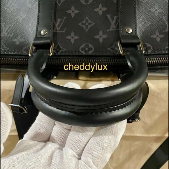 🖤🖤🖤AUTHENTIC LV KEEPALL BANDOULIÈRE 45 ECLIPSE - Picture 10 of 14